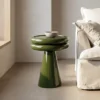 Stolik kawowy boczny ALMER 50 cm zielony*Zona-Design Discount