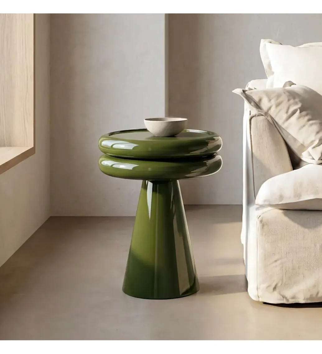 Stolik kawowy boczny ALMER 50 cm zielony*Zona-Design Discount
