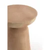 Stolik kawowy boczny BENISSA 42 cm beżowy*L&L