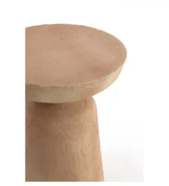 Stolik kawowy boczny BENISSA 42 cm beżowy*L&L