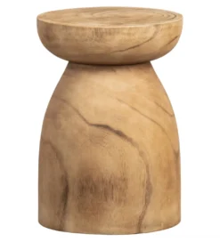 Stolik kawowy boczny BINK 40 cm naturalny*WOOOD Best