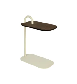 Stolik kawowy boczny BRIX AMY MALTA 65 cm beżowy*LF-Design Online