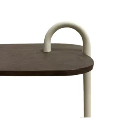 Stolik kawowy boczny BRIX AMY MALTA 65 cm beżowy*LF-Design Online