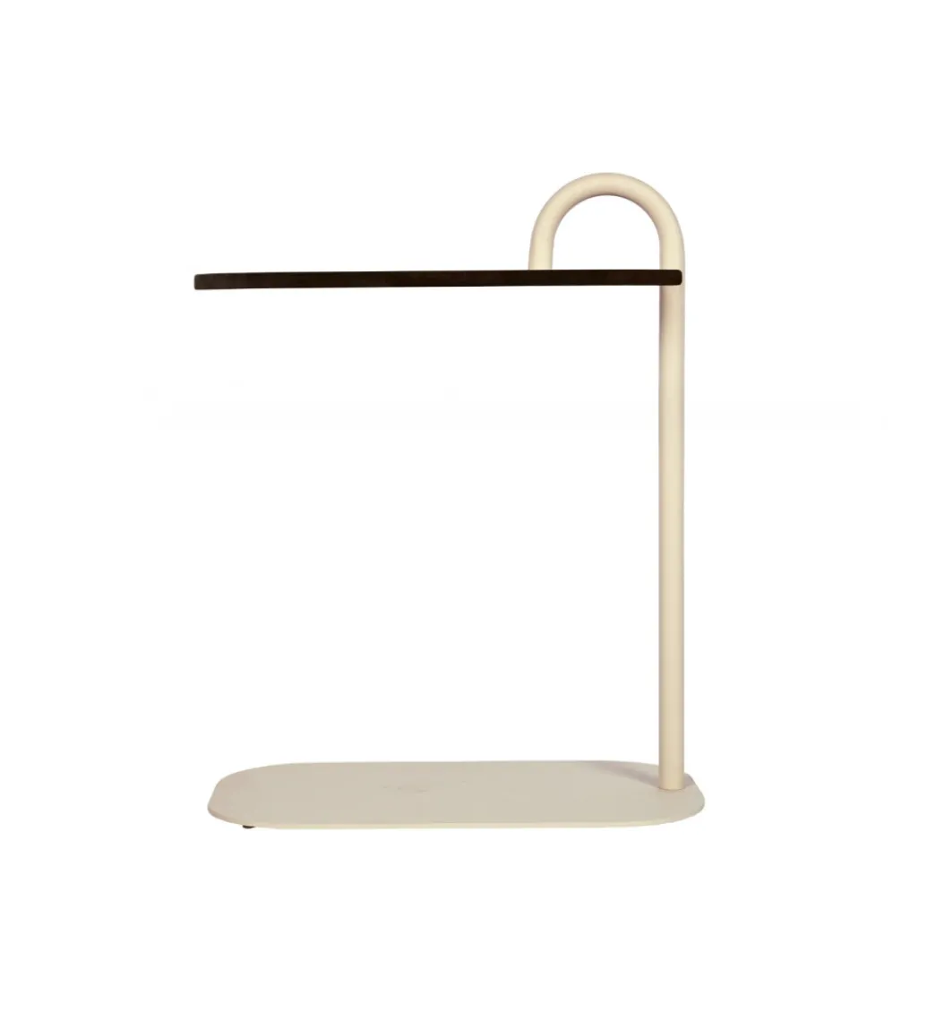 Stolik kawowy boczny BRIX AMY MALTA 65 cm beżowy*LF-Design Online