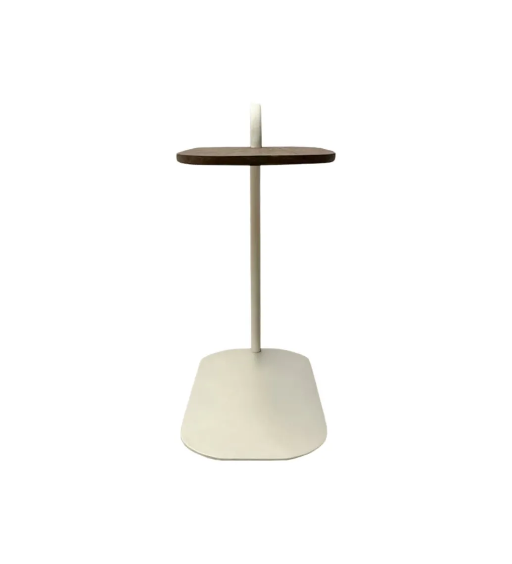 Stolik kawowy boczny BRIX AMY MALTA 65 cm beżowy*LF-Design Online