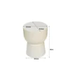 Stolik kawowy boczny BRIX KIAN 46 cm biały*LF-Design