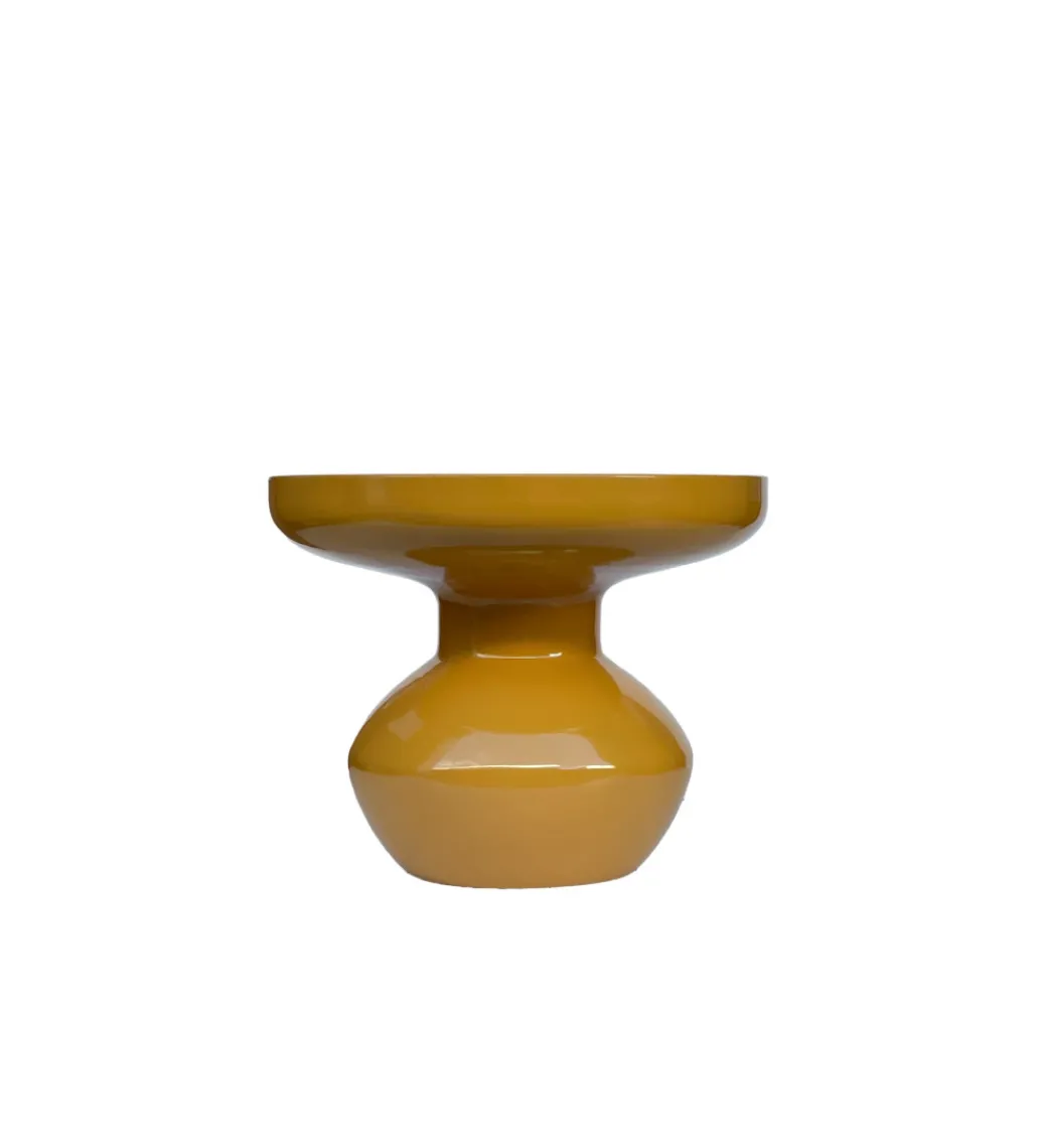 Stolik kawowy boczny BRIX LOU 40 cm musztardowy*LF-Design Discount