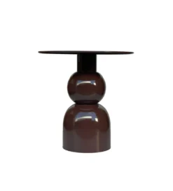 Stolik kawowy boczny BRIX WES 52 cm brązowy*LF-Design Best