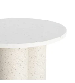 Stolik kawowy boczny CAVRANI 50 cm efekt terrazzo*Zona-Design Online