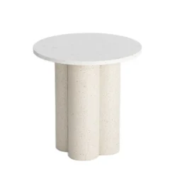 Stolik kawowy boczny CAVRANI 50 cm efekt terrazzo*Zona-Design Online