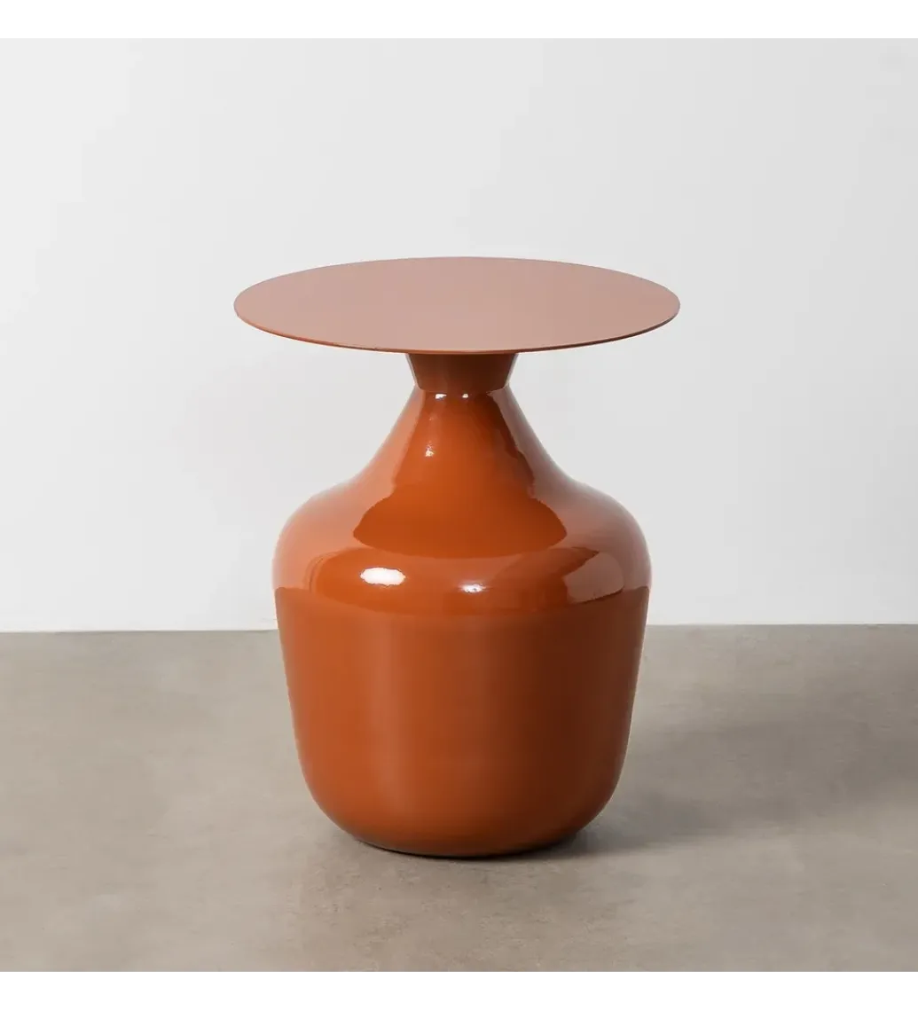 Stolik kawowy boczny CERANKI 47 cm terakkota*Zona-Design Sale