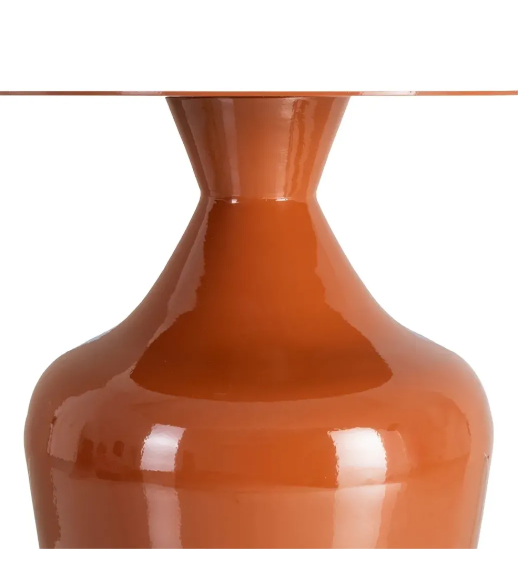 Stolik kawowy boczny CERANKI 47 cm terakkota*Zona-Design Sale