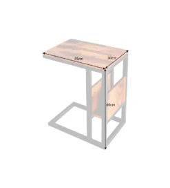 Stolik kawowy boczny CONCIERGE 60 cm drewno sheesham*Invicta Interior Clearance