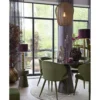 Stolik kawowy boczny DAKWA 47 cm ciemnozielony*L&L Outlet