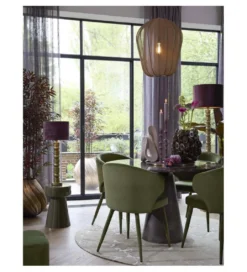 Stolik kawowy boczny DAKWA 47 cm ciemnozielony*L&L Outlet