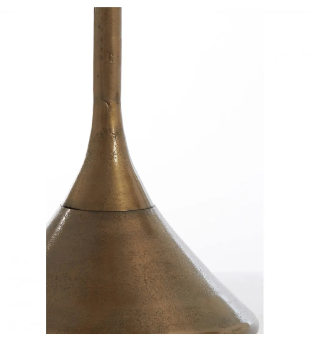 Stolik kawowy boczny DIMPHY 50 cm antyczny brąz*L&L Sale