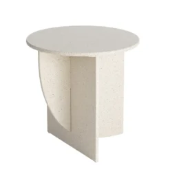 Stolik kawowy boczny DOBEMA 60 cm efekt terrazzo*Zona-Design New