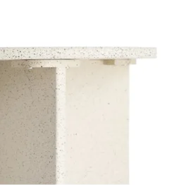 Stolik kawowy boczny DOBEMA 60 cm efekt terrazzo*Zona-Design New