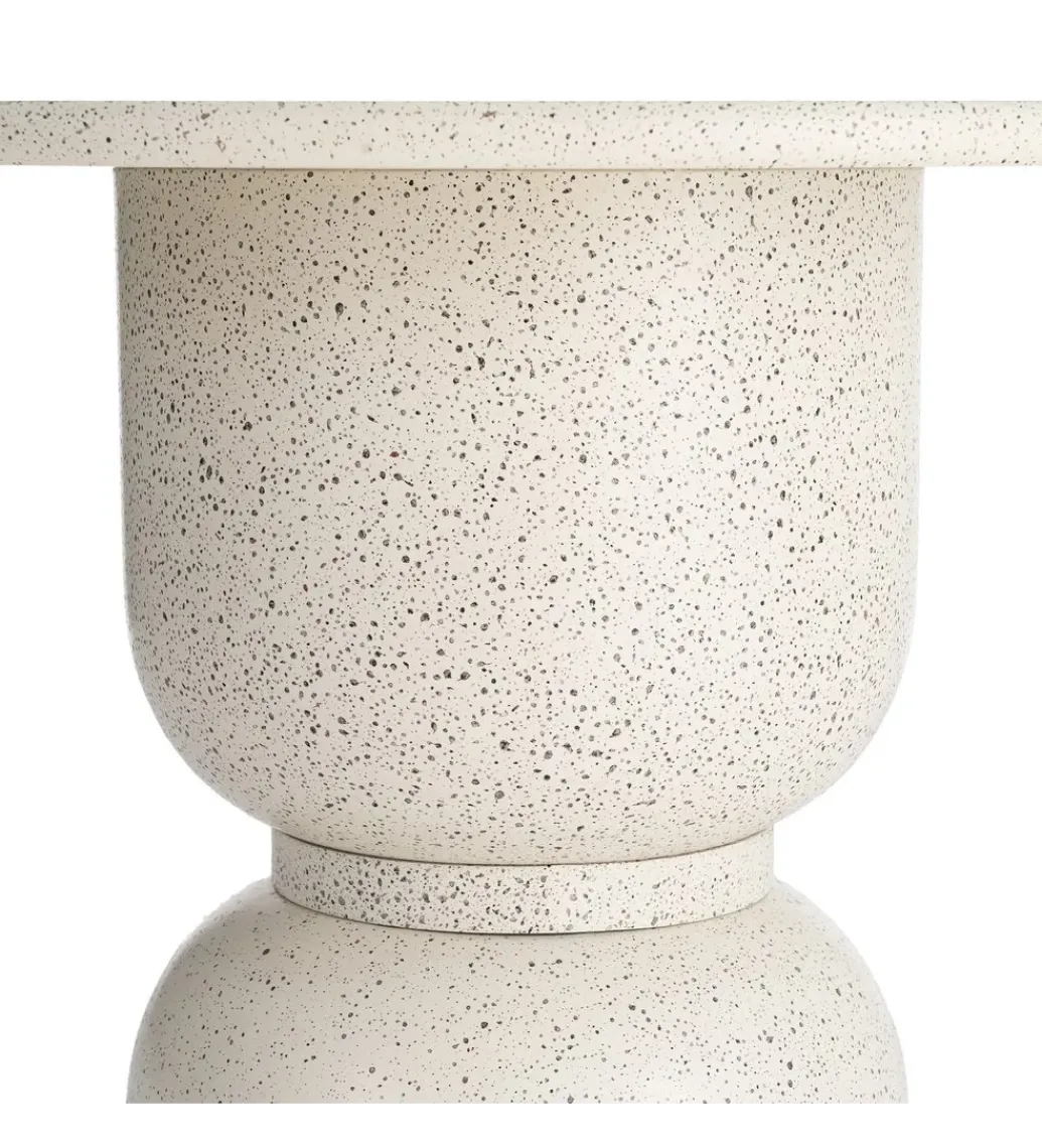 Stolik kawowy boczny EDERAN 60 cm efekt terrazzo*Zona-Design Hot