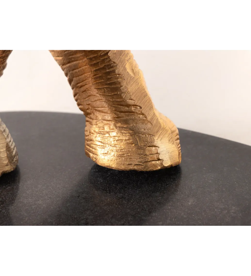 Stolik kawowy boczny ELEPHANT 80 cm złoty*Invicta Interior Hot