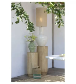 Stolik kawowy boczny ELLENA 60 cm naturalny*L&L Hot