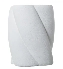Stolik kawowy boczny FIBEREN 40 cm biały*Exclusivas Online