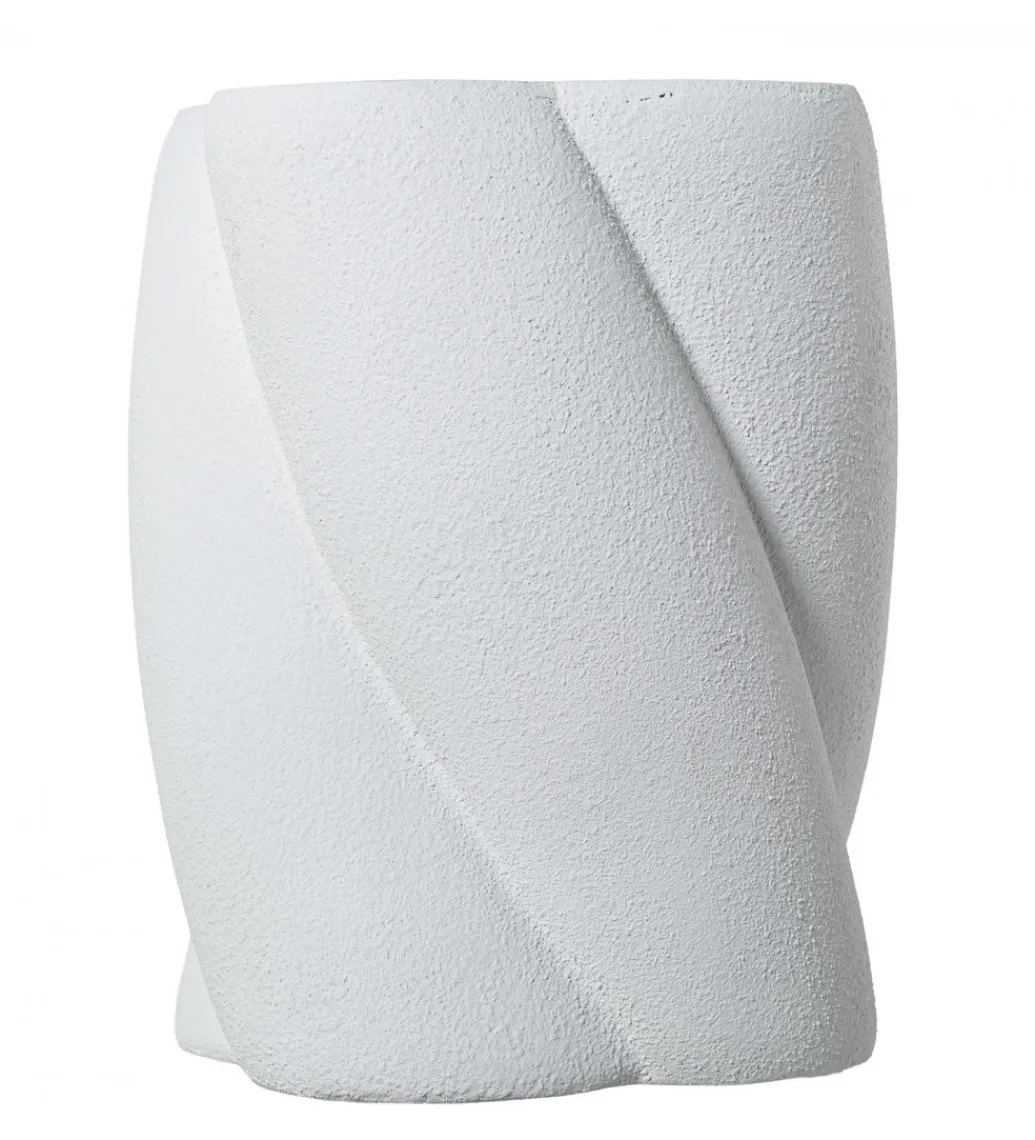 Stolik kawowy boczny FIBEREN 40 cm biały*Exclusivas Online