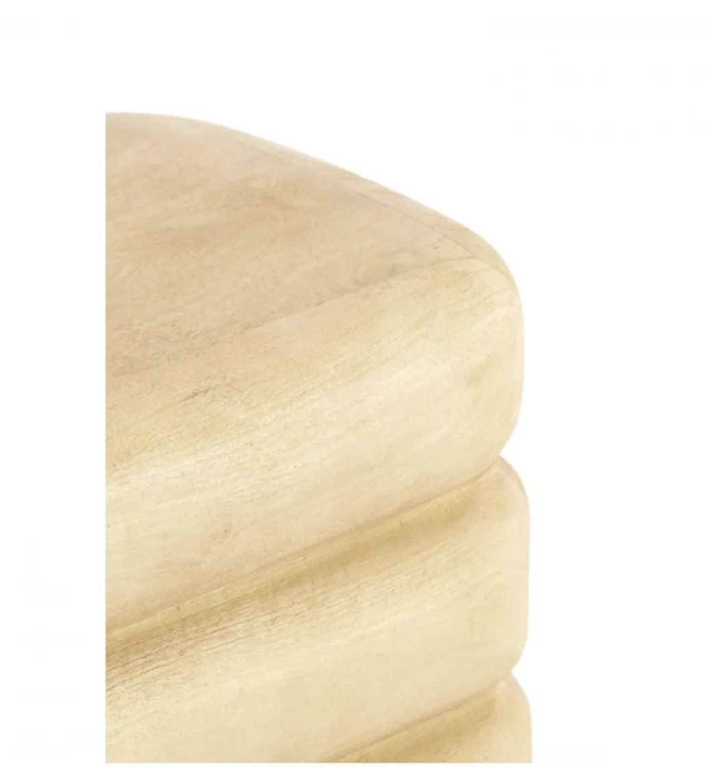 Stolik kawowy boczny FREYJA 40 cm naturalny*L&L Hot