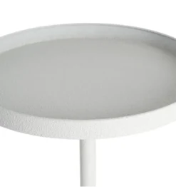 Stolik kawowy boczny GARAS 57 cm biały*Zona-Design Outlet