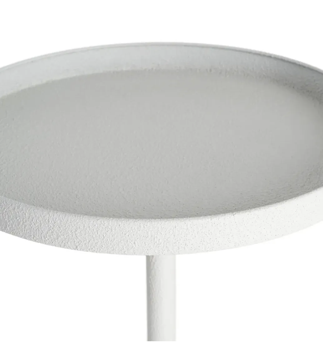Stolik kawowy boczny GARAS 57 cm biały*Zona-Design Outlet