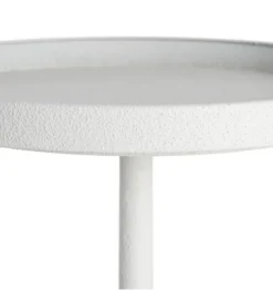 Stolik kawowy boczny GARAS 57 cm biały*Zona-Design Outlet