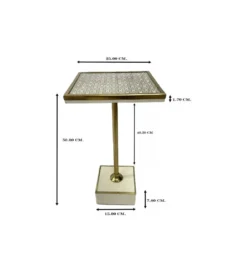 Stolik kawowy boczny GRAZIA 25 x 25 cm*KARE Online