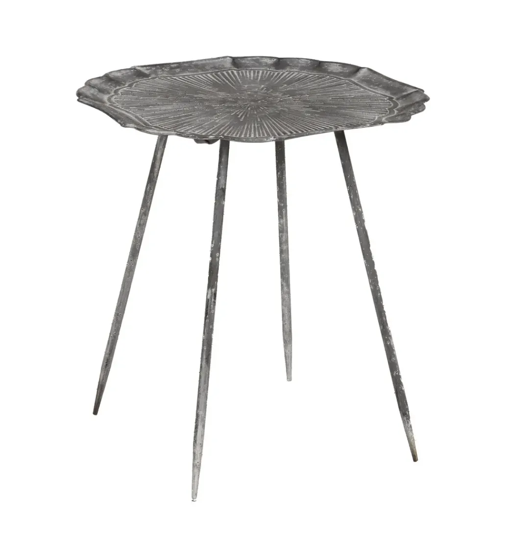 Stolik kawowy boczny GURTEN 61 cm szary*Zona-Design Discount