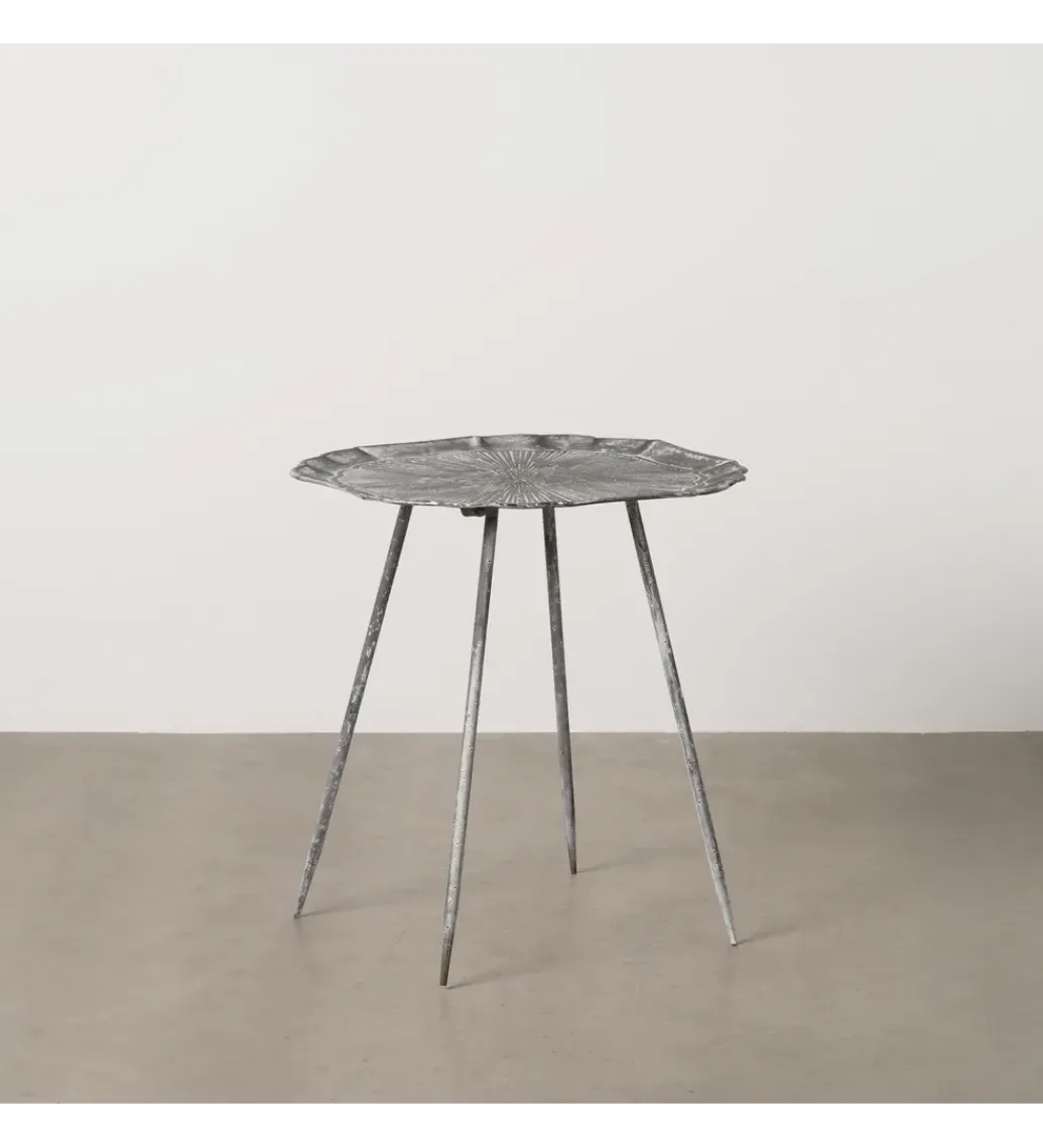 Stolik kawowy boczny GURTEN 61 cm szary*Zona-Design Discount