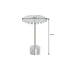 Stolik kawowy boczny HARMONY NATURE 55 cm czarnobiały złoty*Invicta Interior - przedsprzedaż Best