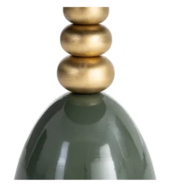 Stolik kawowy boczny JORGEWA 47 cm zielony złoty*Zona-Design Outlet