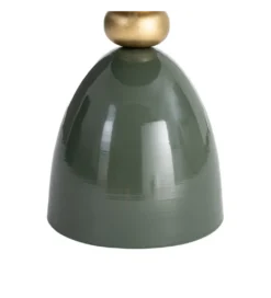 Stolik kawowy boczny JORGEWA 47 cm zielony złoty*Zona-Design Outlet