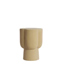 Stolik kawowy boczny JUNTO 45 cm ceramika piaskowy mat*L&L Discount