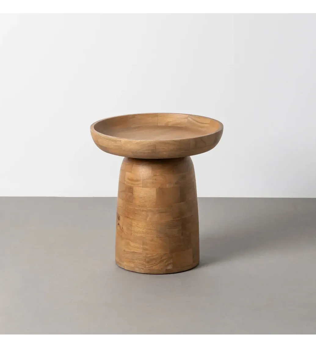 Stolik kawowy boczny KIGDOM 47 cm drewno mango*Zona-Design Best