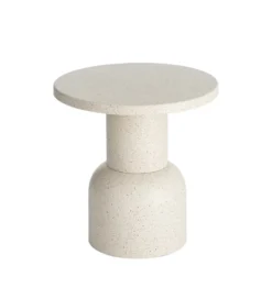 Stolik kawowy boczny KIRENKO 51 cm efekt terrazzo*Zona-Design Best