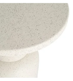 Stolik kawowy boczny KIRENKO 51 cm efekt terrazzo*Zona-Design Best
