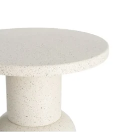 Stolik kawowy boczny KIRENKO 51 cm efekt terrazzo*Zona-Design Best