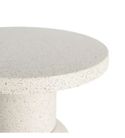 Stolik kawowy boczny KIRENKO 40 cm efekt terrazzo*Zona-Design