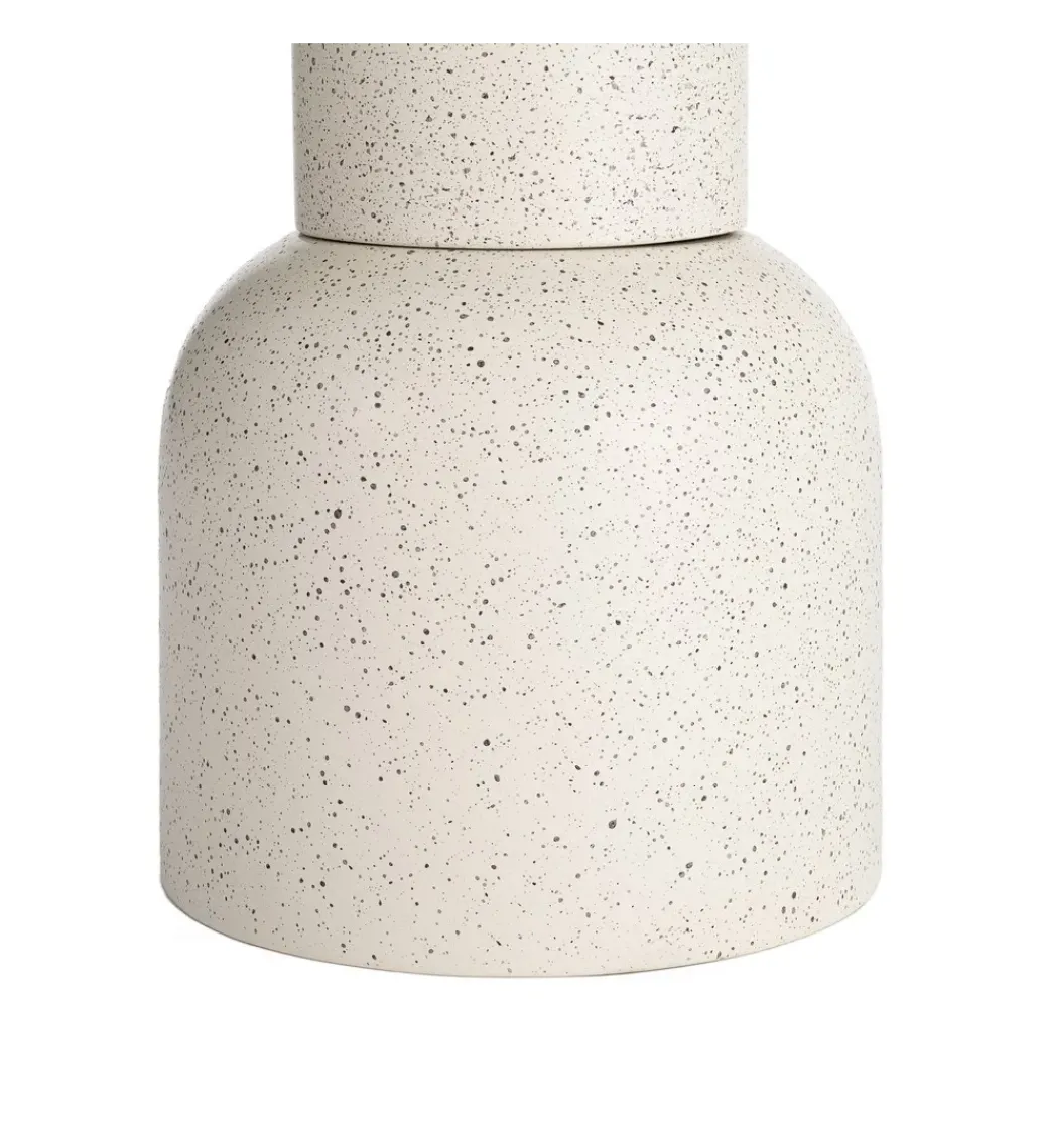 Stolik kawowy boczny KIRENKO 40 cm efekt terrazzo*Zona-Design