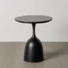 Stolik kawowy boczny KOREMA 57 cm czarny*Zona-Design Outlet
