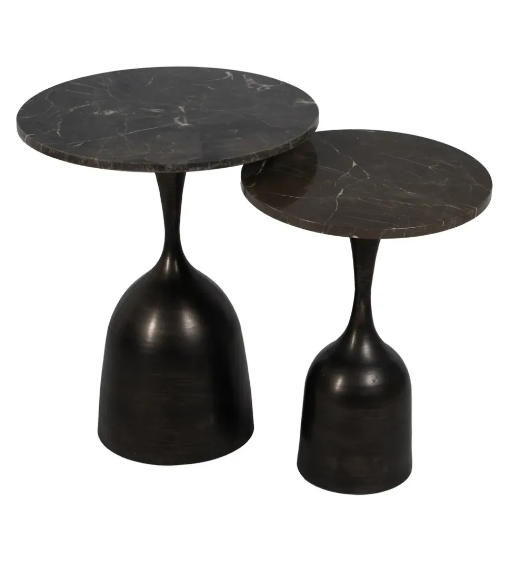Stolik kawowy boczny KOREMA 53 cm czarny*Zona-Design Best