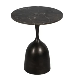 Stolik kawowy boczny KOREMA 58 cm czarny*Zona-Design Online