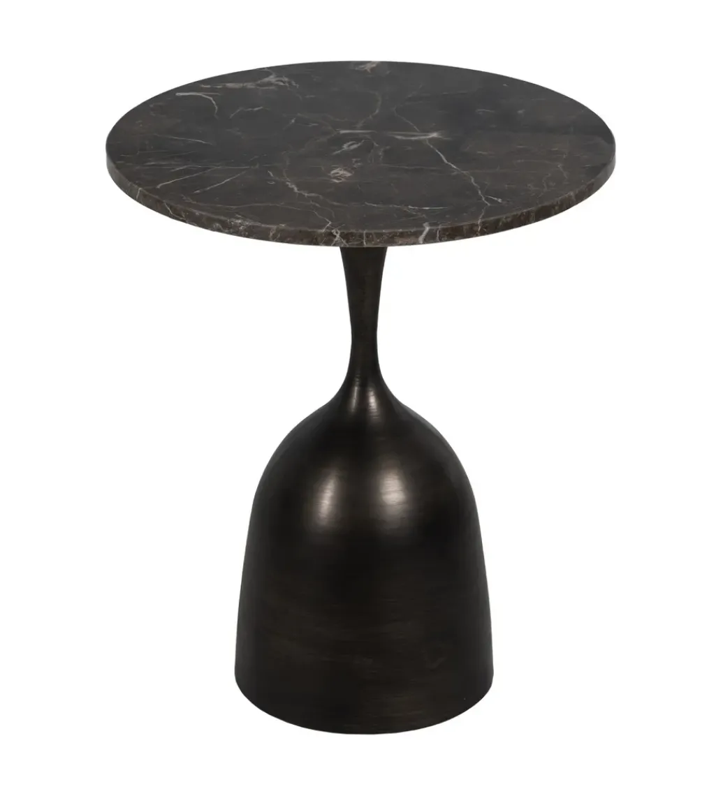 Stolik kawowy boczny KOREMA 58 cm czarny*Zona-Design Online