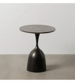 Stolik kawowy boczny KOREMA 58 cm czarny*Zona-Design Online