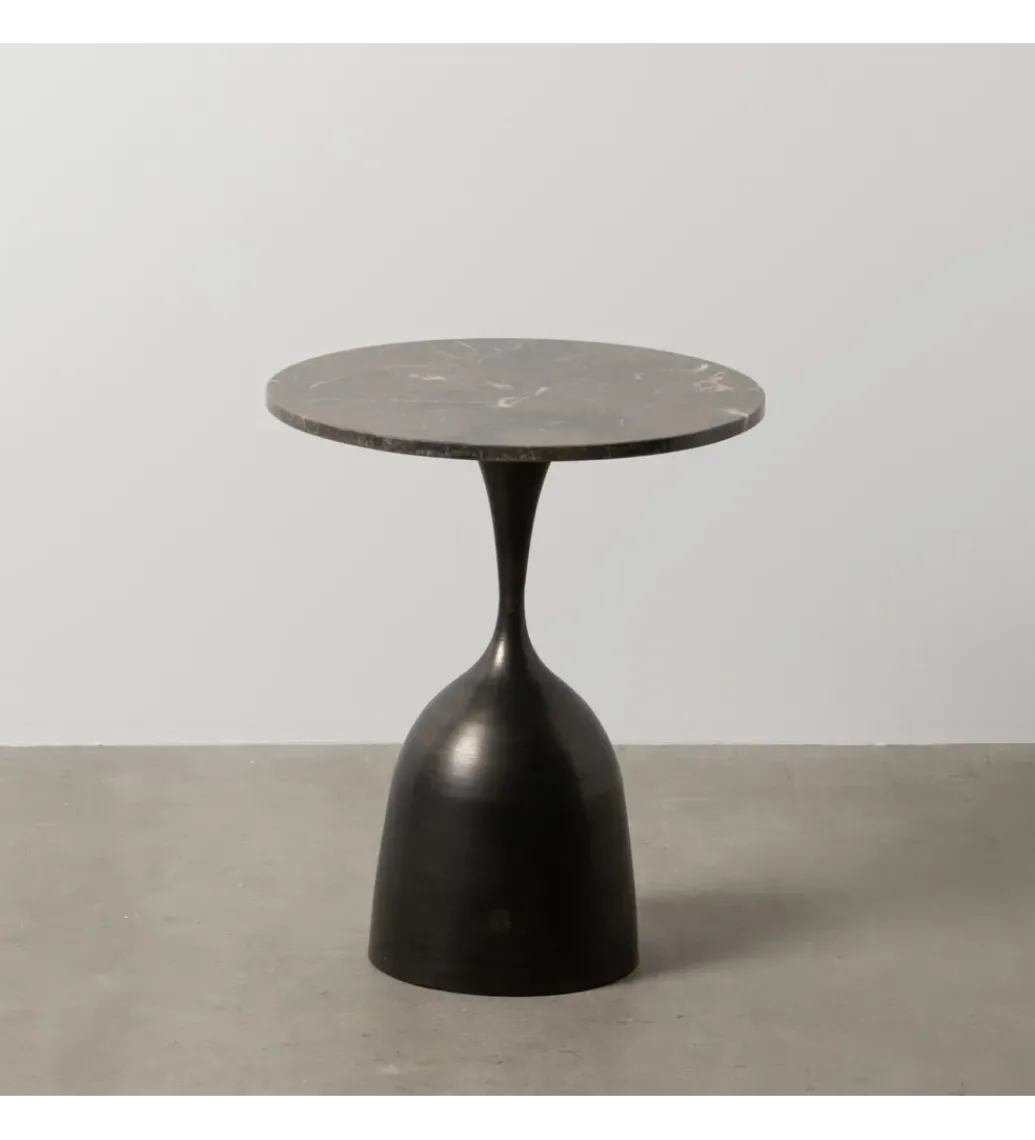 Stolik kawowy boczny KOREMA 58 cm czarny*Zona-Design Online